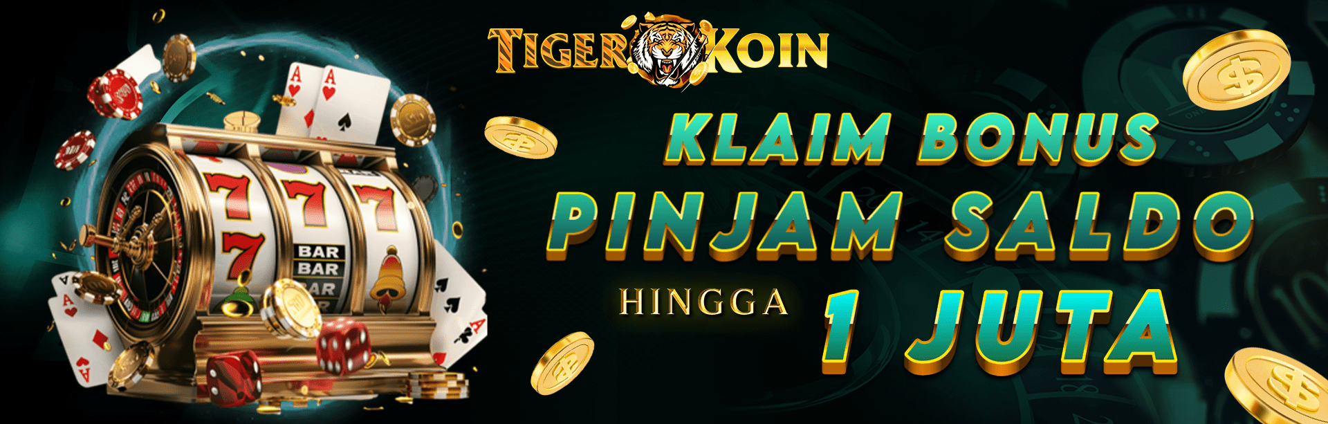 TIGERKOIN : Bonus Pinjam Saldo Tigerkoin